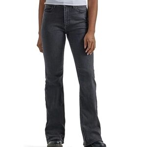 Wrangler Women's Dark Gray Wide Leg Jeans